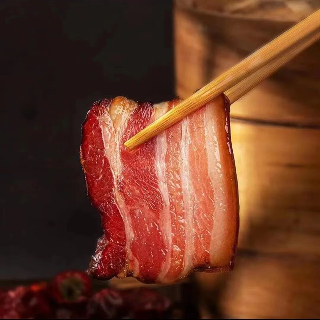 【五花腊肉】四川正宗川味柴火冷烟慢熏五花肉精品腊五花烟熏五花肉