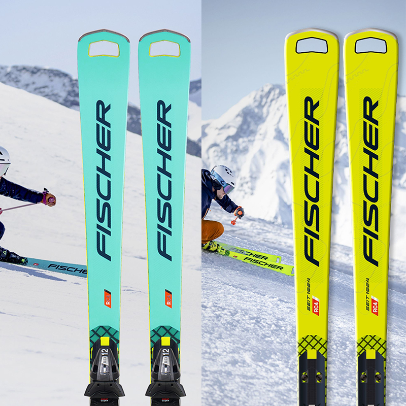 24-25 菲舍尔 RC4 SC PRO蒂芙尼蓝小回转滑雪板双板 滑雪双板