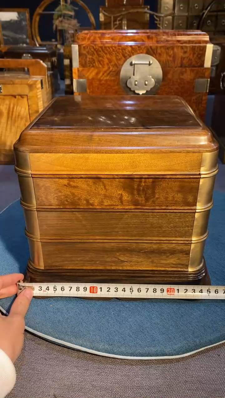 【闪购商品】乌木类成套家具普洱茶盒  78 通货