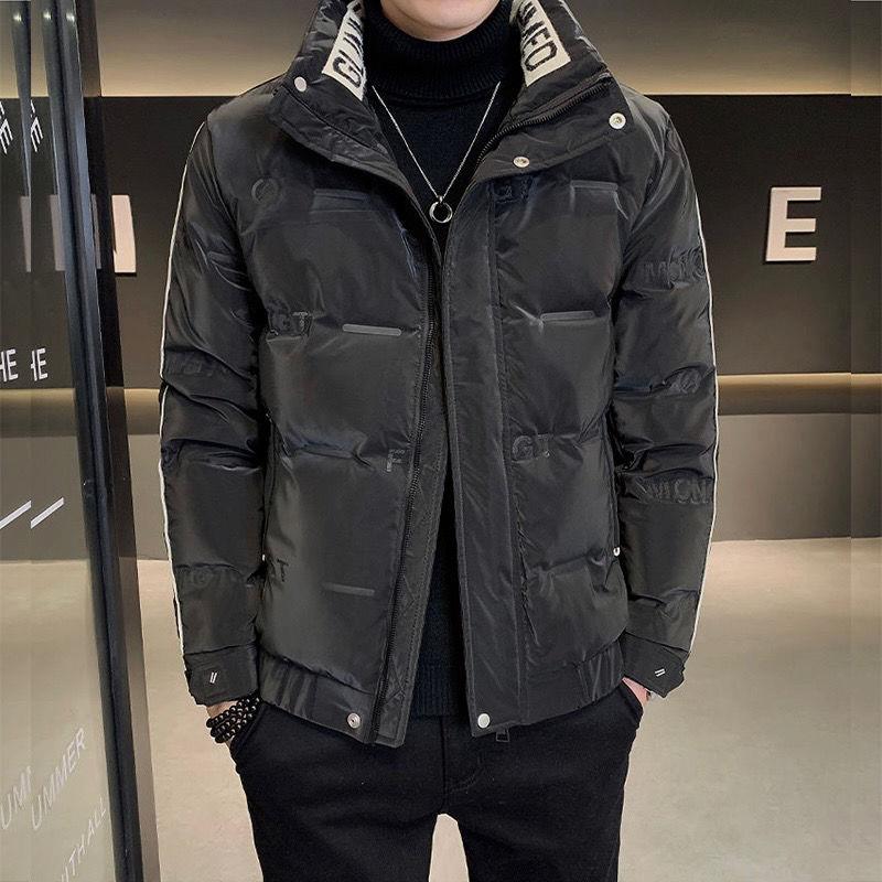 潮流韩版短款羽绒服男士潮牌冬季加厚时尚帅气外套冬装