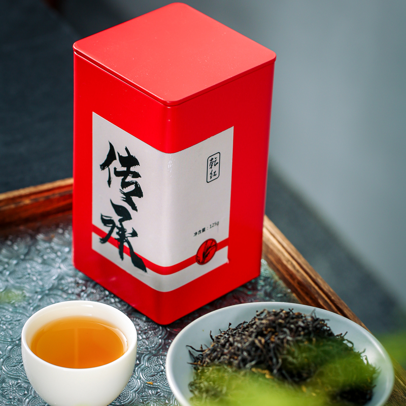 乾红宜兴红茶传承红茶方罐125g/罐