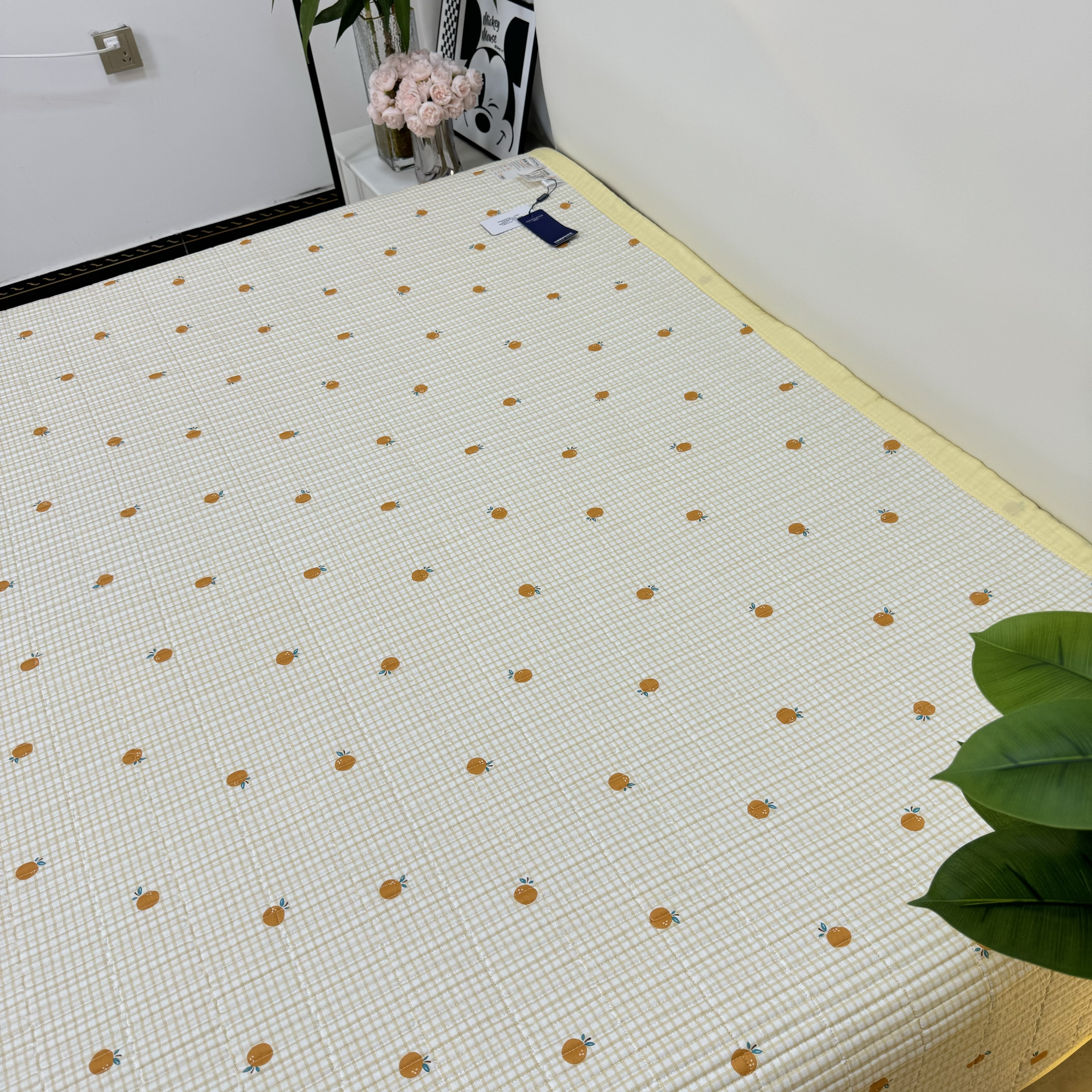 全棉透气亲肤柔软四季床盖A类绗缝可机洗