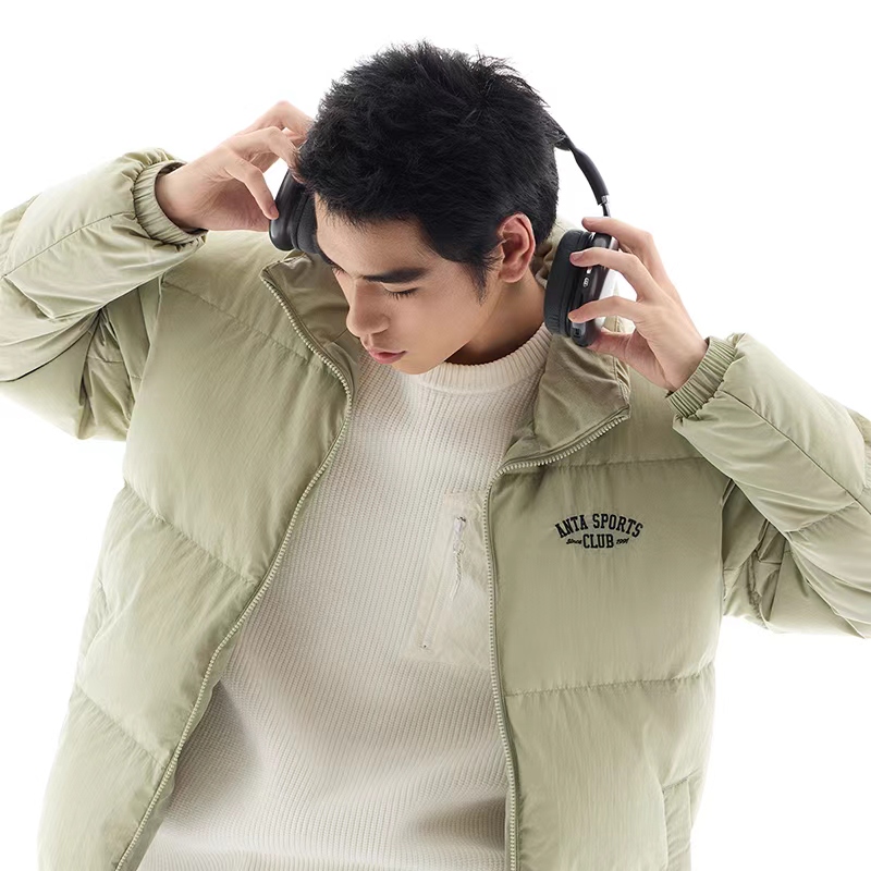 安踏羽绒服男2024冬季新款户外保暖防风防泼水外套时尚加厚潮流
