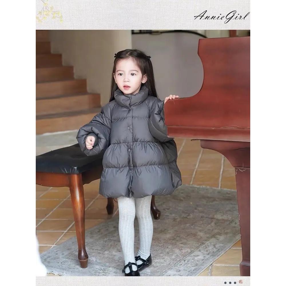 洋气女宝宝冬装加厚新款韩版儿童冬季保暖小衣宝宝时尚休闲潮服