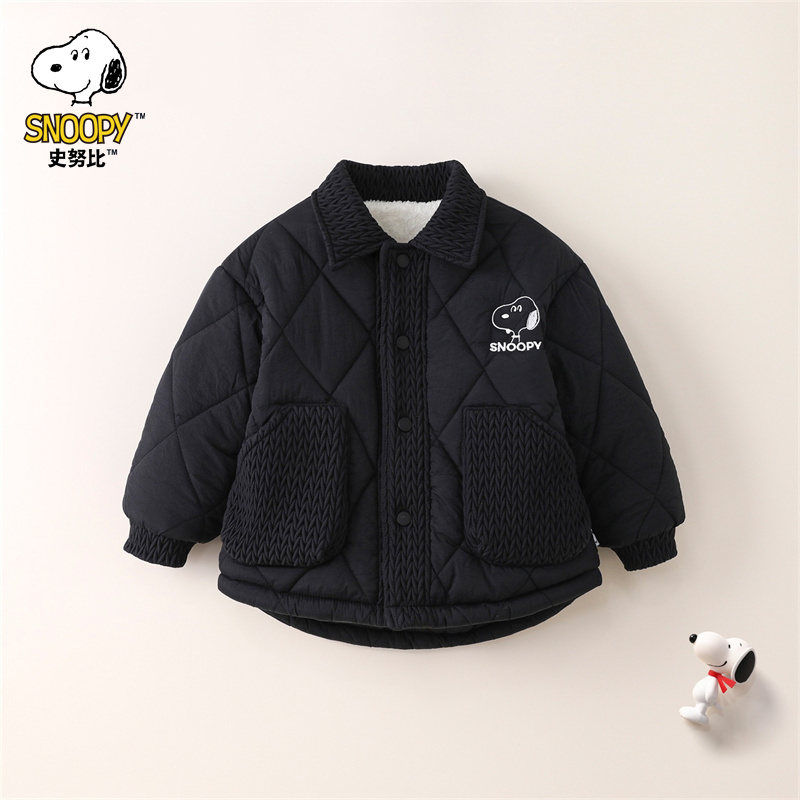 加厚加毛航线棉服衬衣外套KRS129秋冬洋气儿童棉袄【FX】