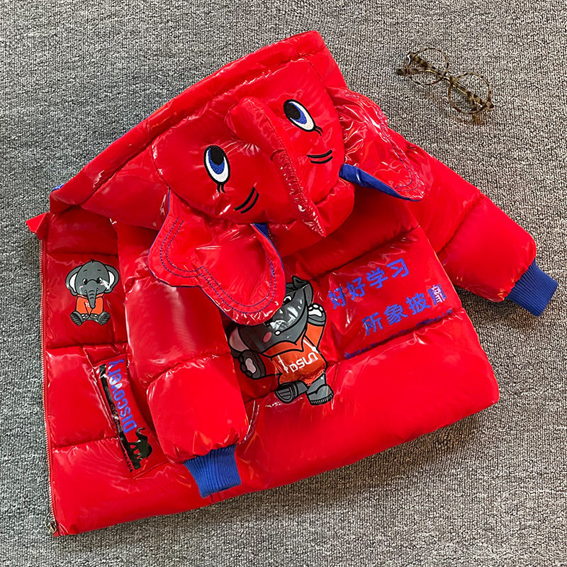 【新疆包邮】2024新款男童宝宝棉袄冬季新款免洗加绒加厚可爱卡通