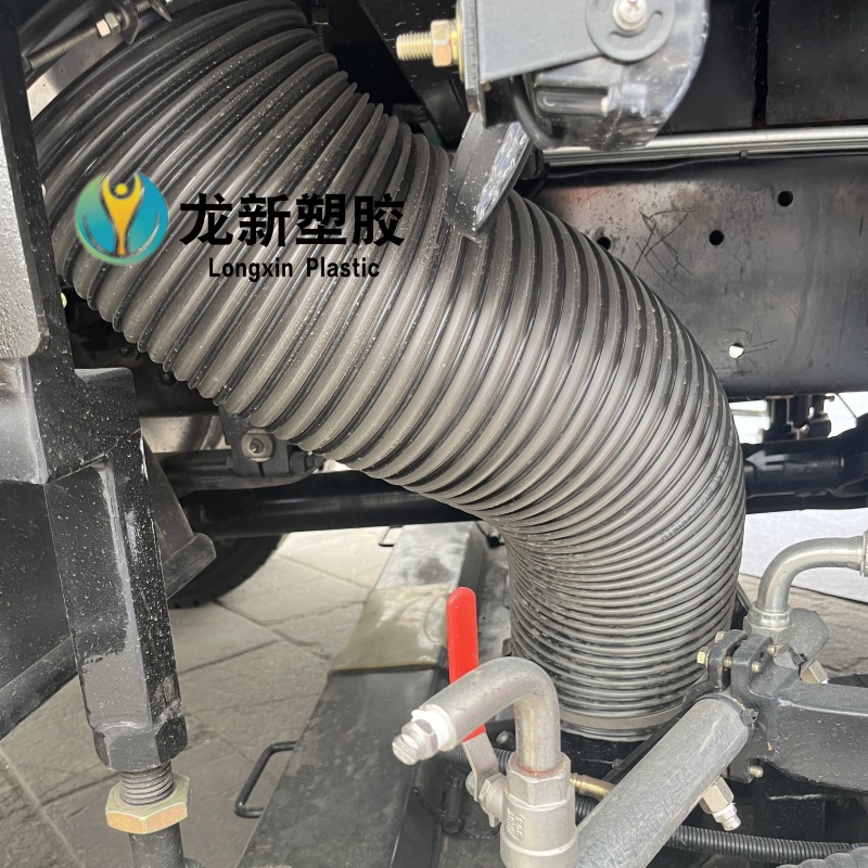 进口加厚pu钢丝吸尘管程力中联福龙马扫地环卫车1.5MM吸盘钢丝管