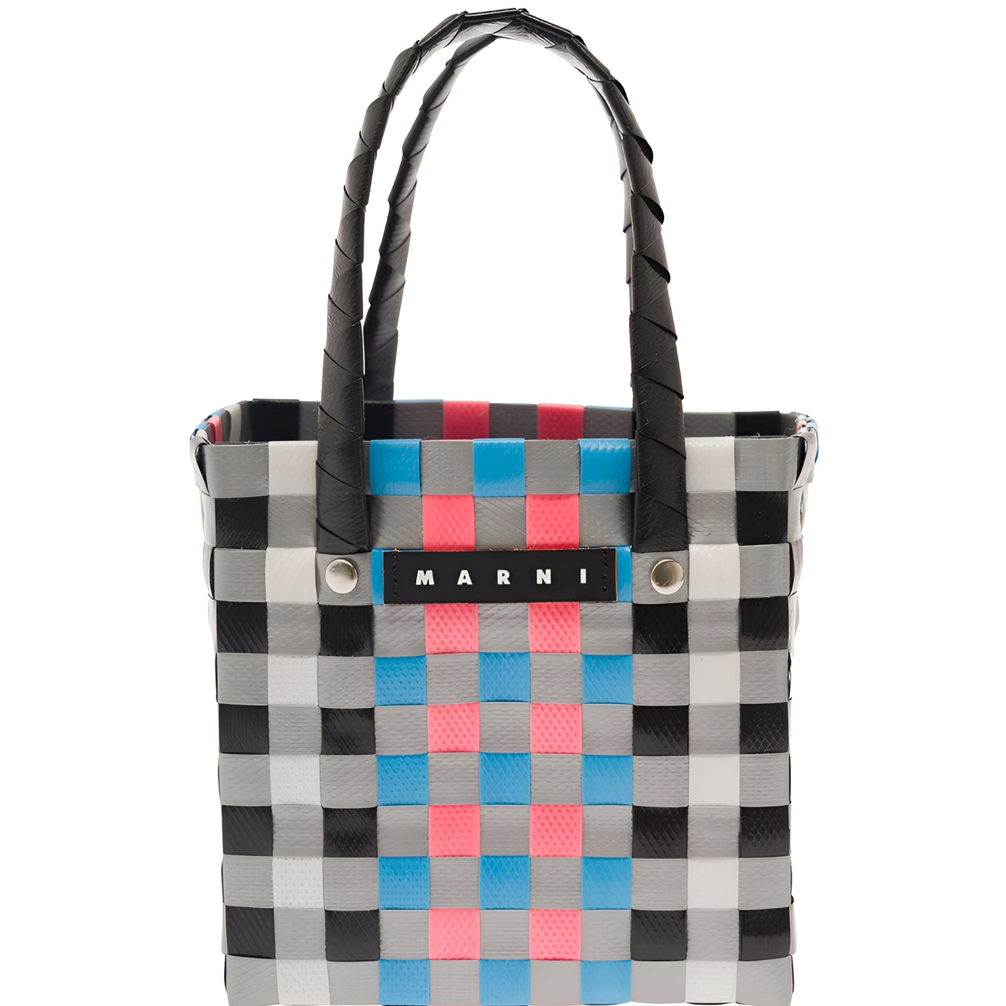 奢邦/MARNI/多彩编织 单肩手提包 超迷你 多色