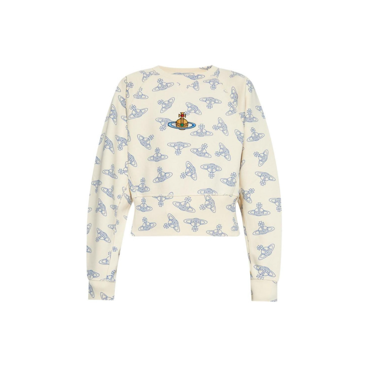 奢邦/Vivienne Westwood  SS24 Loog刺绣圆领套头长袖卫衣女款