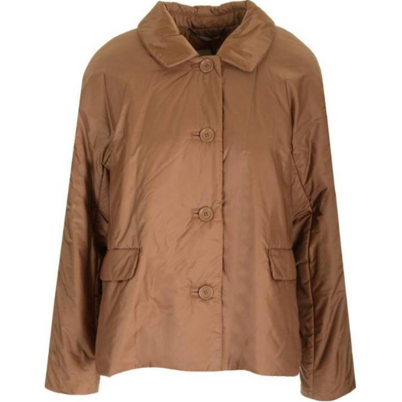未使用 MaxMara 奢邦/MAXMARA THE CUBE 纯色单排扣长袖夹克外套