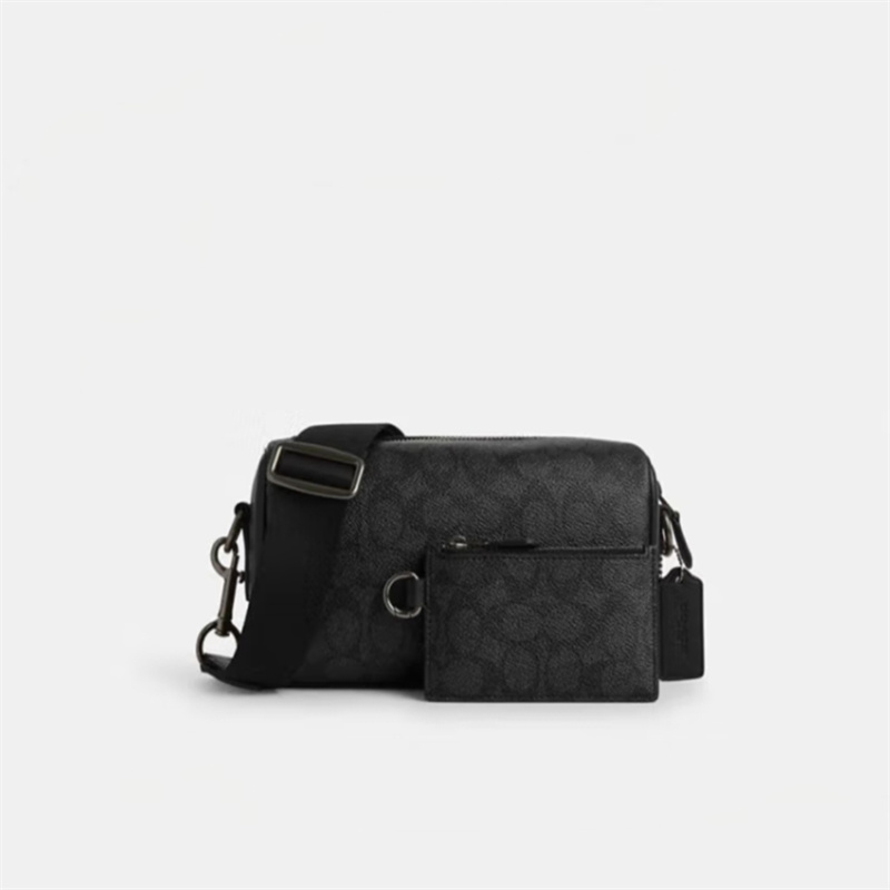 COACH/蔻驰 带暗标经典标志AXEL斜挎包子母包潮流 21*11.5*10