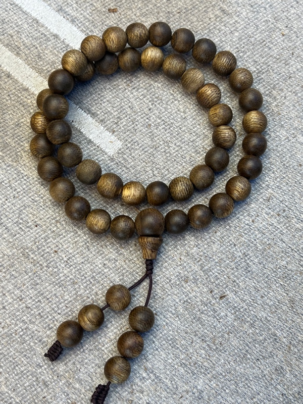 奇楠沉香手串双圈圆珠保17克多样性发一条