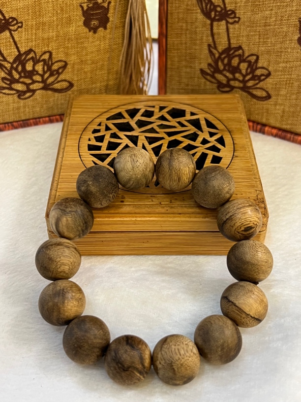 沉香手串达拉干单圈圆珠1.6发一条 收藏级