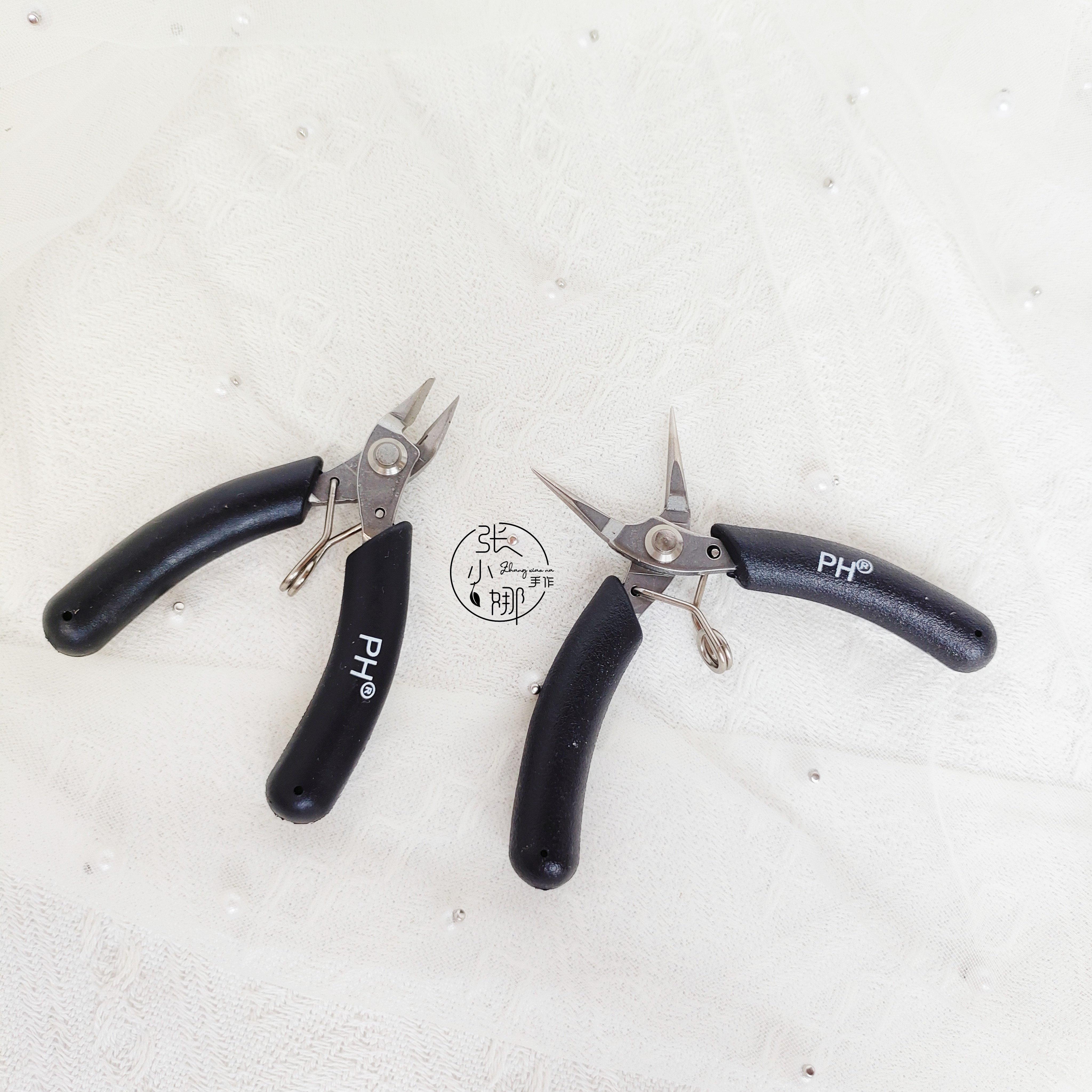 迷你微钩钳不锈钢精细无齿尖嘴钳圆嘴斜剪diy手工绕线工具手作