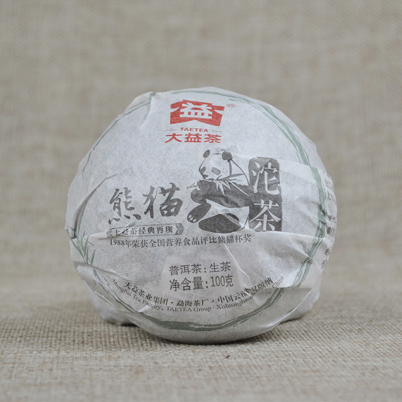 2012年 大益 熊猫沱 生茶 100克/沱