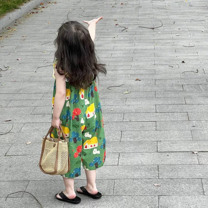 孤品（直播间扣号下单）2024新款韩版百搭森系时尚洋气童装