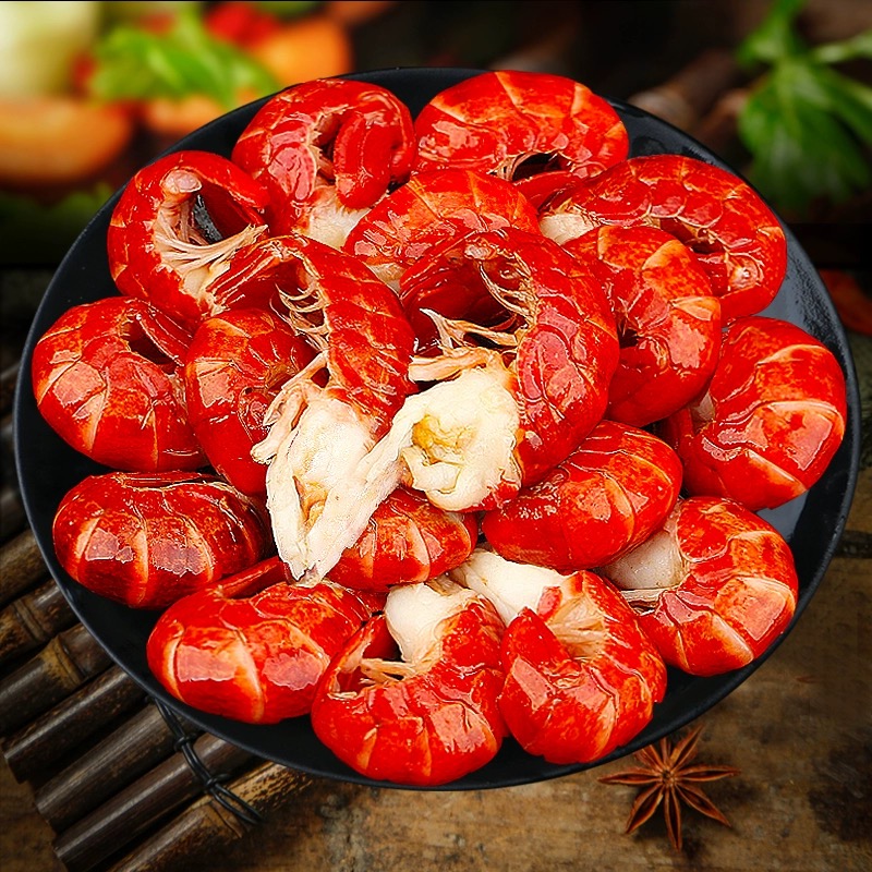 新鲜 带黄虾尾 含保护冰500g/包*4包 150-170粒/包 净重1520g