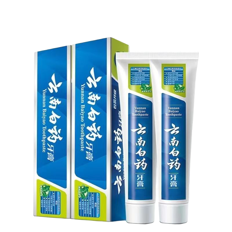 【拍一送一】云南白药清爽薄荷清香留兰家庭超值装
