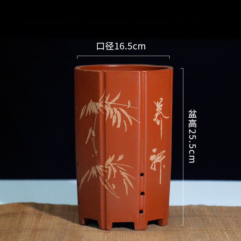 宜兴紫砂花盆特大号兰花多肉绿萝吊兰君子兰阳台室内清仓包邮