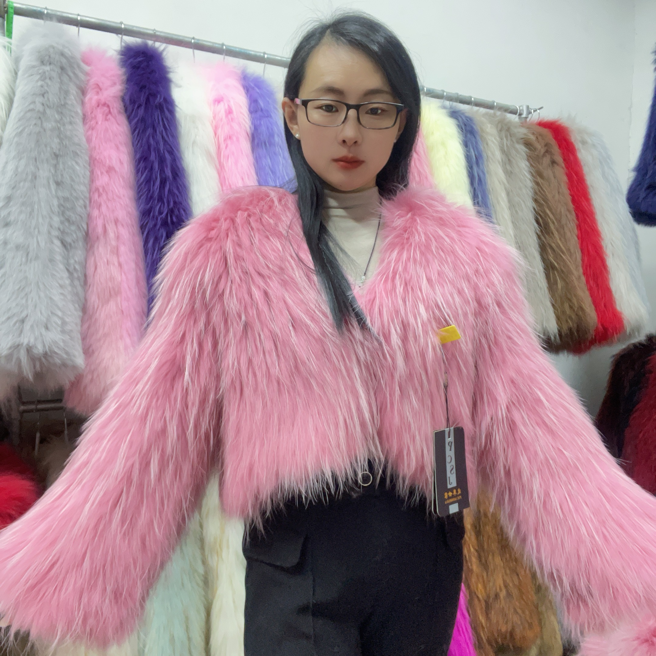 毛外套短款编织轻奢时尚冬季