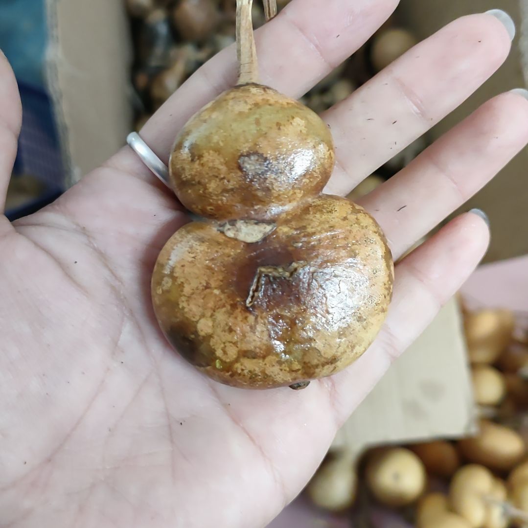缘*花皮夹扁葫芦手把件