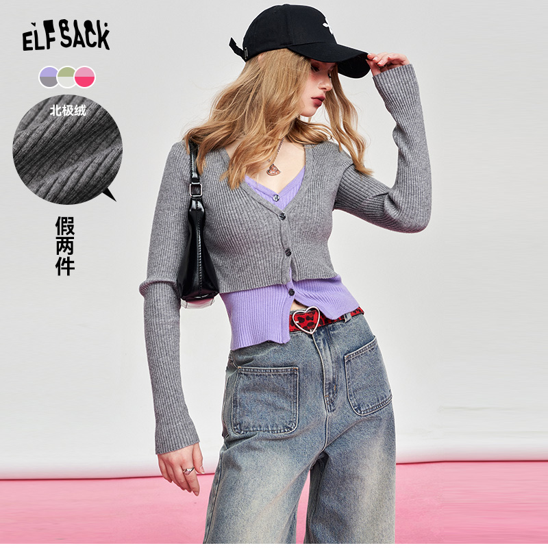 【寻宝大会NO退NO换】妖精的口袋毛针织衫14406012