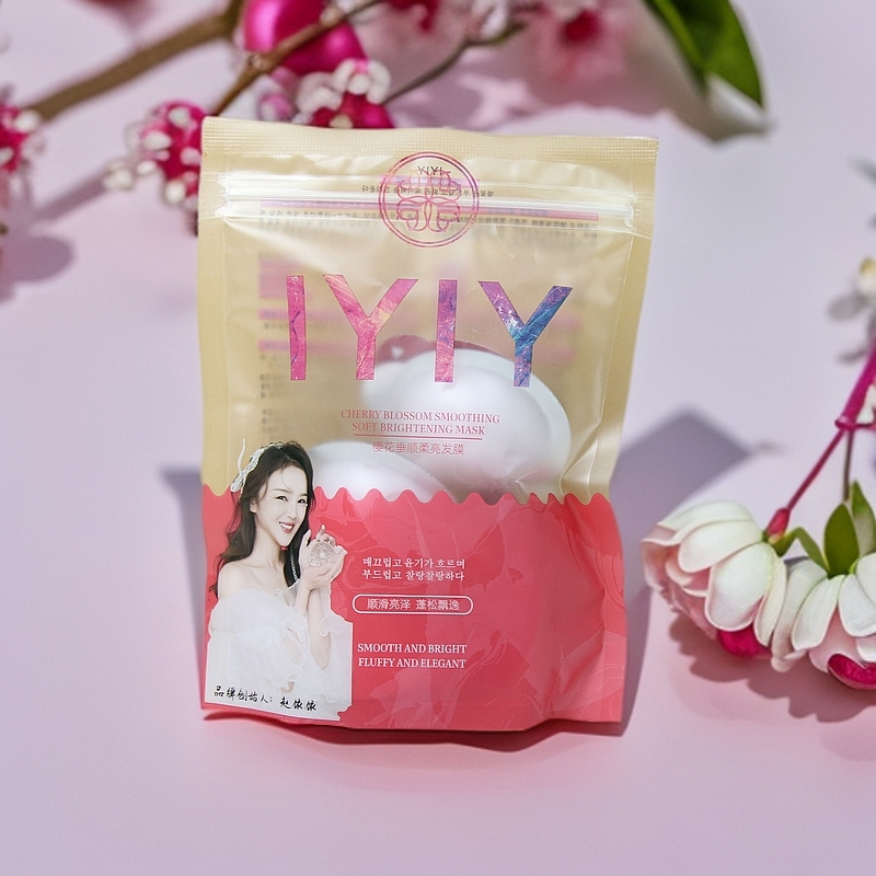 IYIY樱花垂顺柔亮护发素膜顺滑亮泽蓬松飘逸7g*7/包