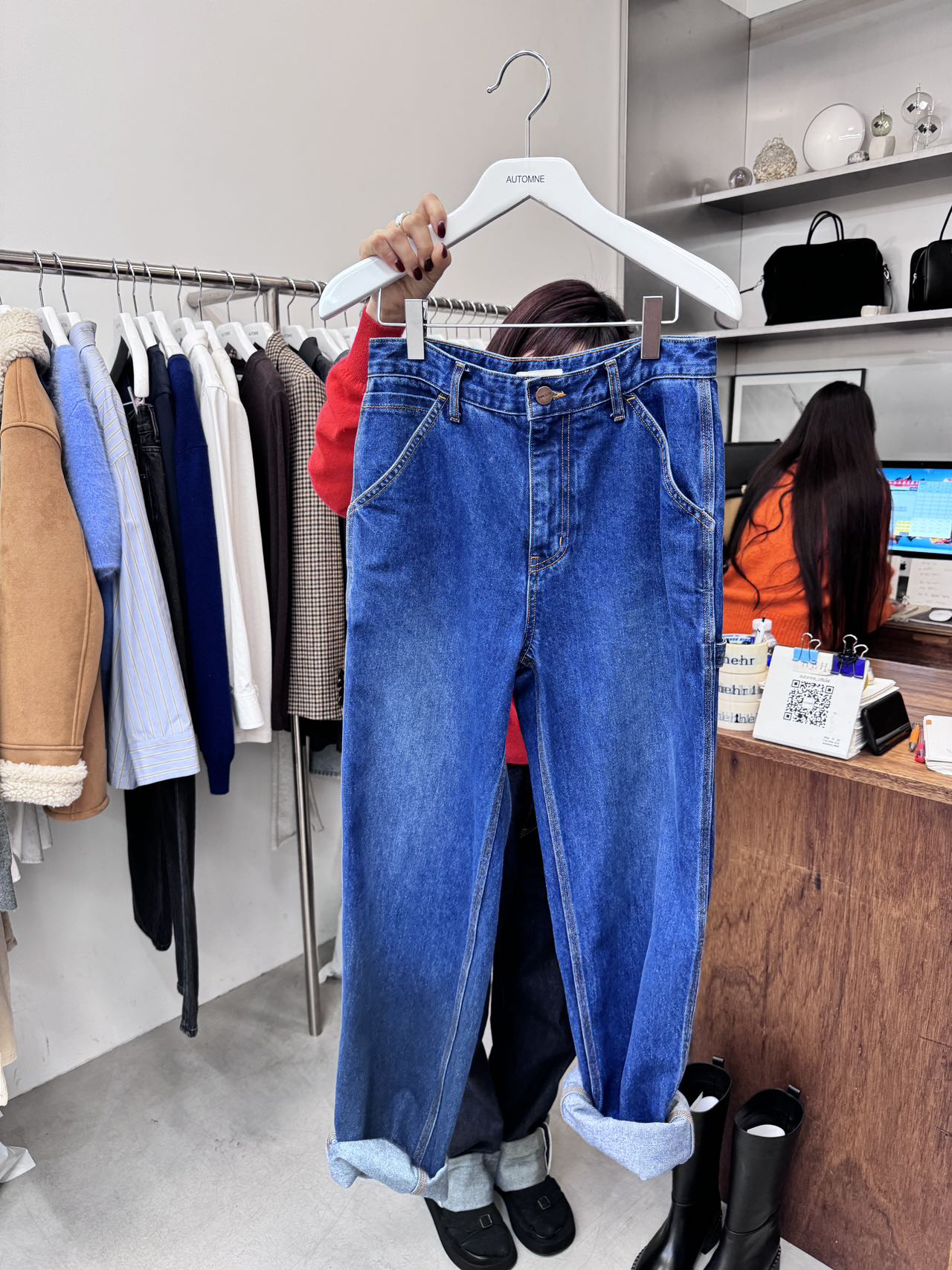 璐璐东大门新款分码牛仔裤a4/No退换