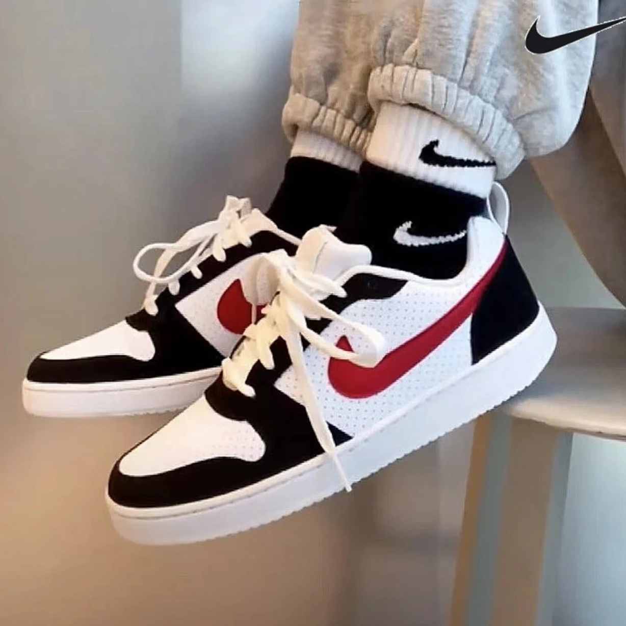 【断码清货】Nike/耐克 Court 男款低帮轻便休闲板鞋838937-102