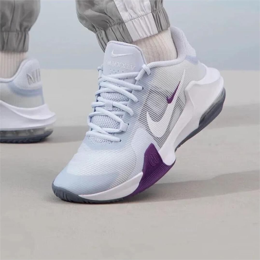 【断码清货】Nike/耐克 Air MaxImpact4 百搭篮球鞋男 白DM1124-010