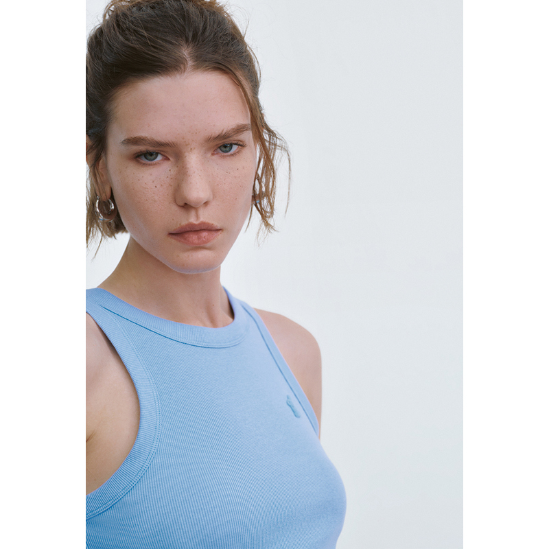 UR女装刺绣图案修身打底外穿圆领背心UYY440032