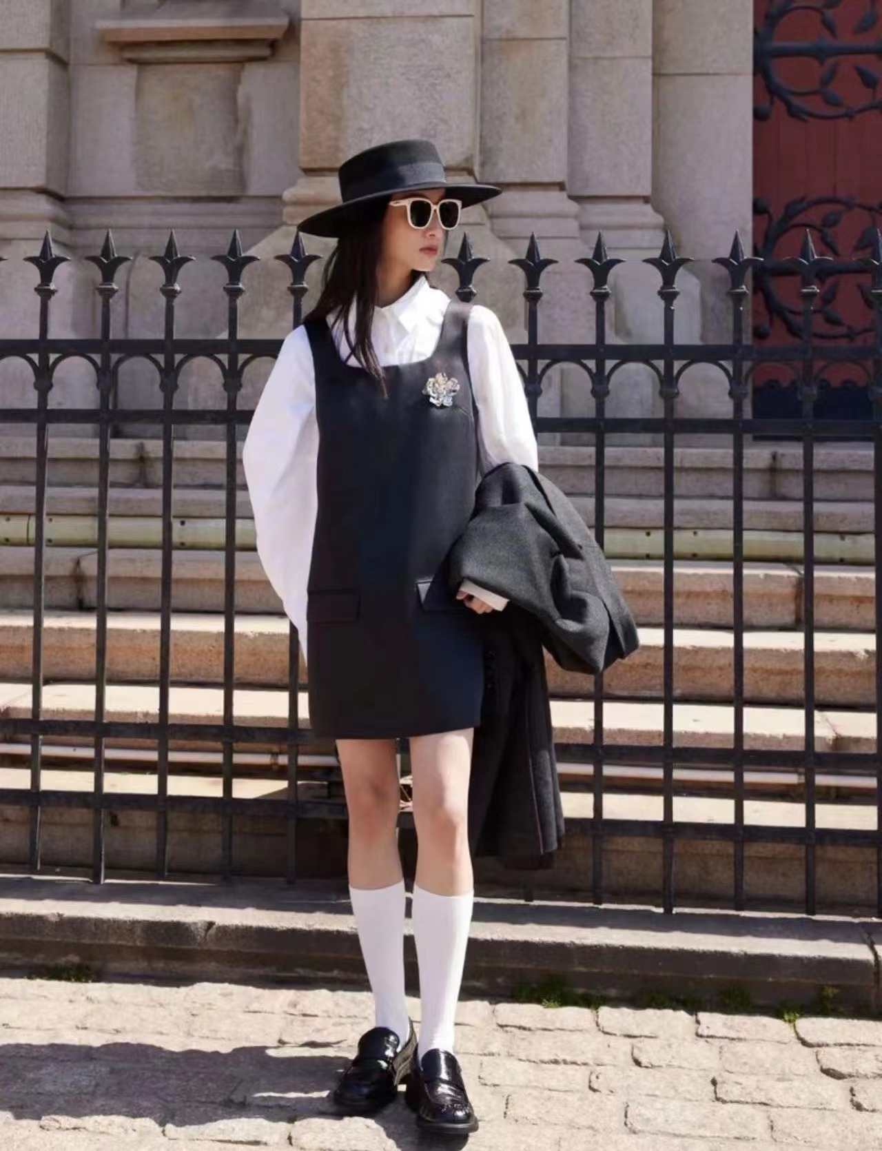 BEAUTY VENA24FW气质淑女风背心连衣裙4WK007