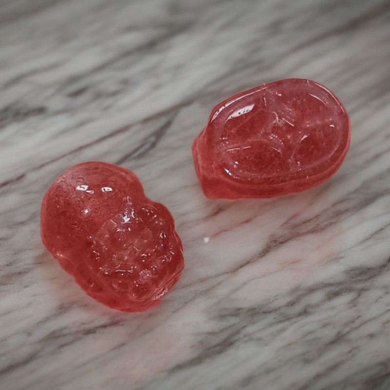 非金属玻璃吊坠 【陈小依饰品店】草莓貔貅通孔配件时尚百搭长卡14+