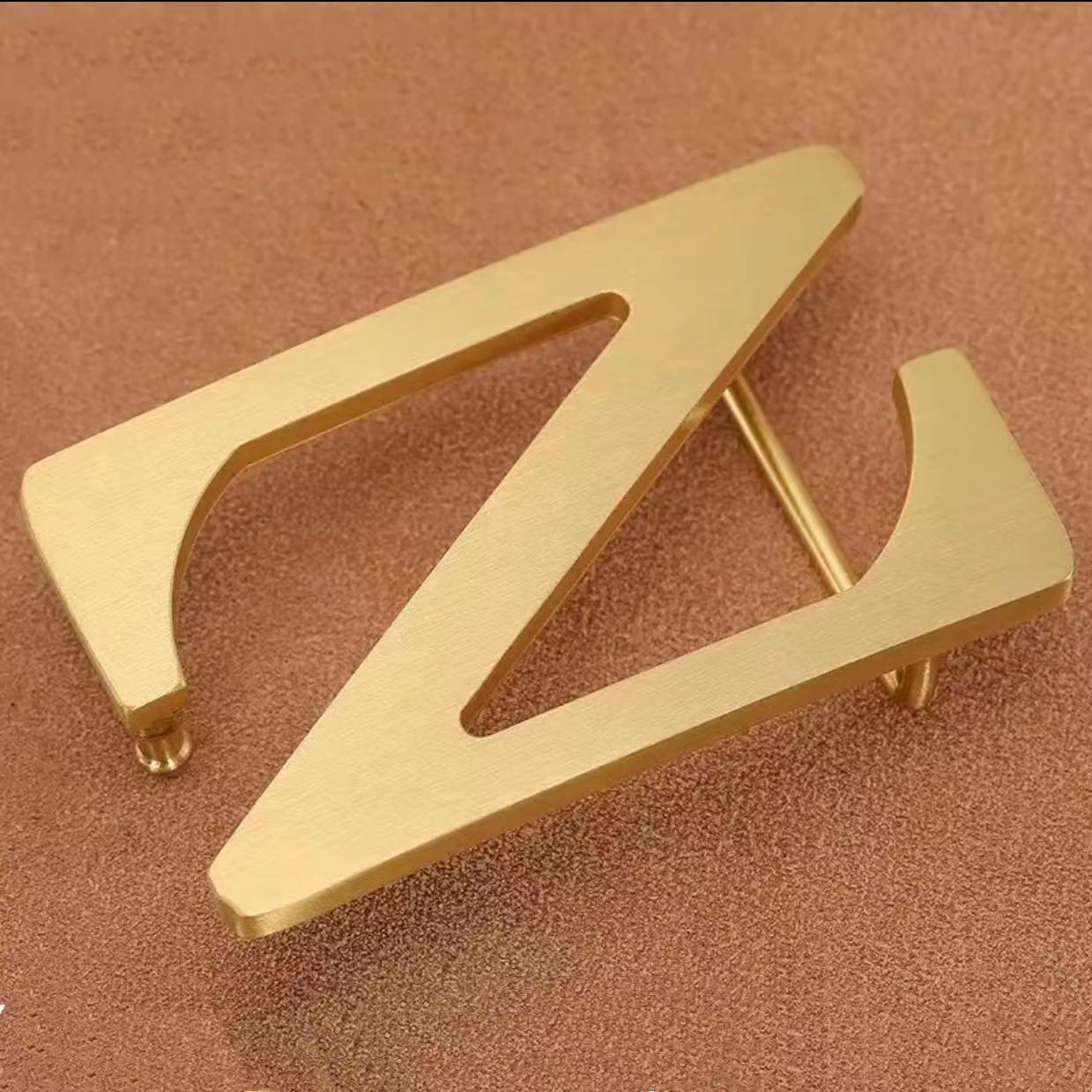 私人订制扣头38高端不锈钢平滑扣时尚个性休闲男士腰带头配件内扣