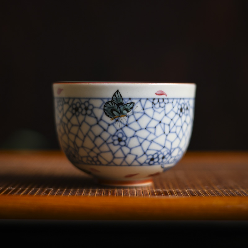 【直播专属】冰梅蝴蝶-墨冉-直口蛋杯-120CC(新墨冉0294)