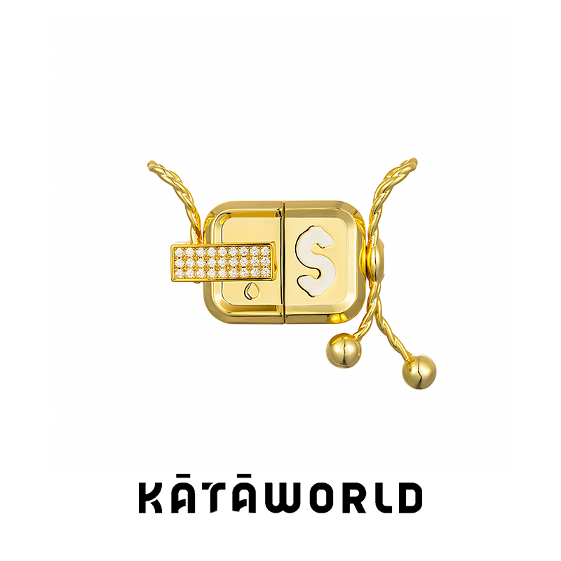 KATAWORLD 铜合金项链 【主理人】小财迷金色主体无链条