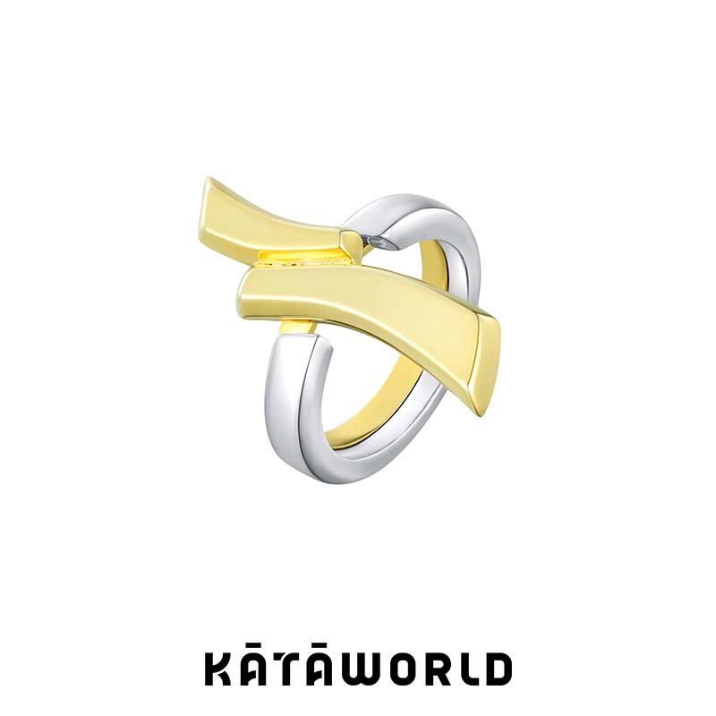 KATAWORLD 铜合金戒指 【主理人】十字星系列套戒情侣套戒对戒