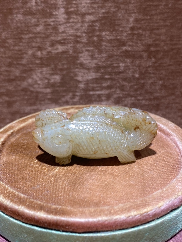 和田玉，和田玉双鱼佩