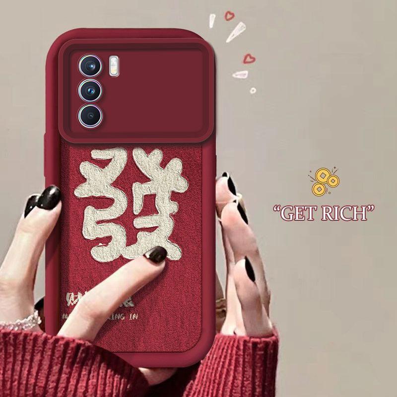 适用于OPPOK9PRO手机壳维沃k9pro小众时尚新年女防摔软壳全包式