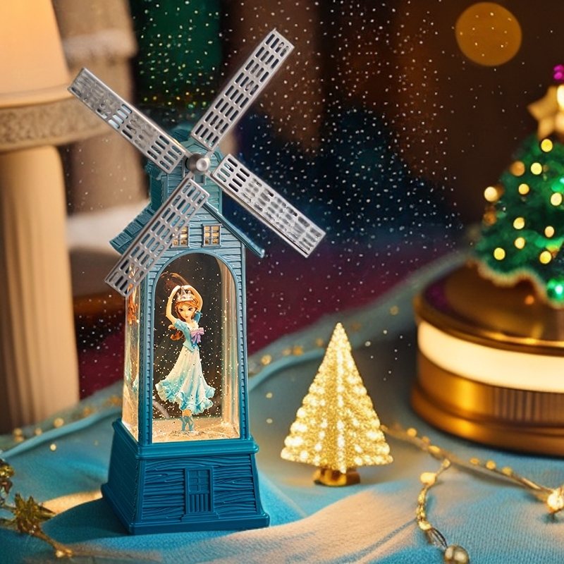 音乐盒冰雪奇缘八音盒水晶球爱莎女童女孩生日礼物
