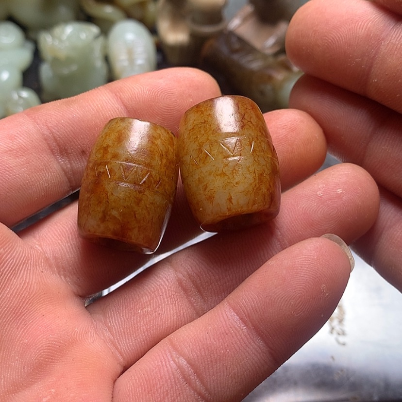 【闪购商品】和田玉（糖玉）挂件未镶嵌用****9