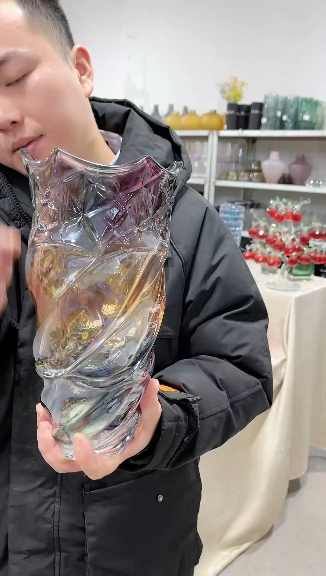 【闪购商品】炫彩电镀厚重款花瓶