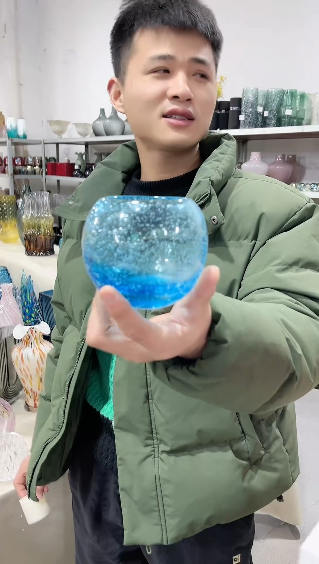 【闪购商品】蓝色气泡杯