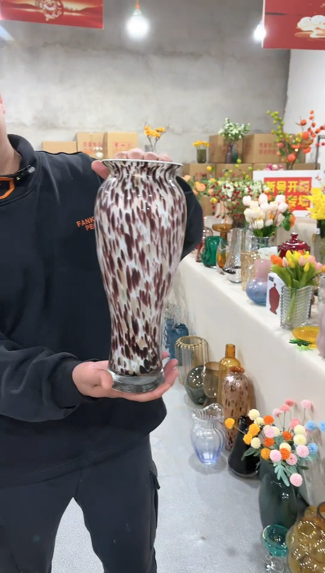 【闪购商品】豹纹美人花瓶