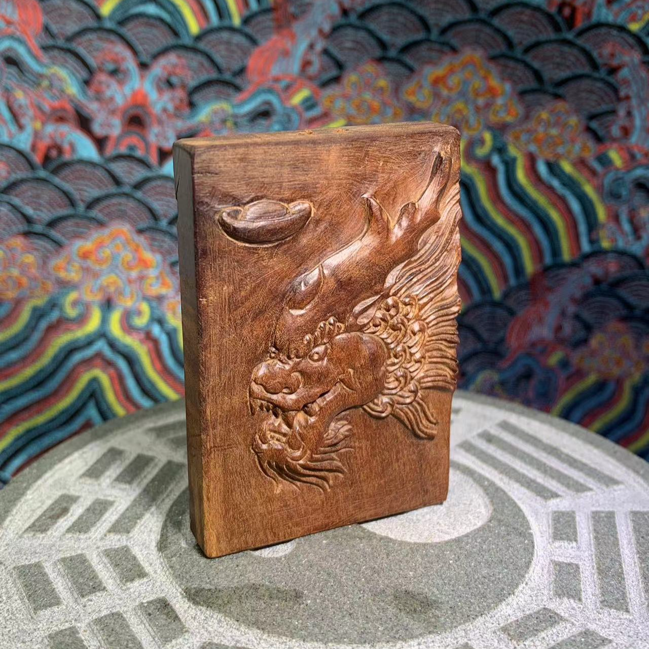 天然霹雳枣木鲁班非遗纯手工雕刻首饰