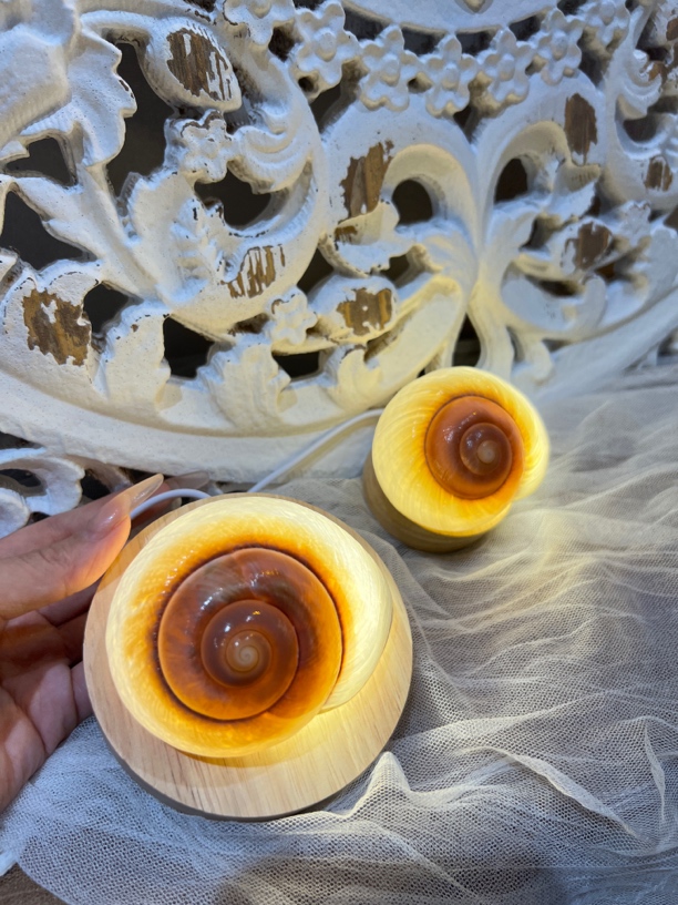 海南三亚旅游伴手礼原创网红手作贝壳海螺夜灯氛围灯小众礼物