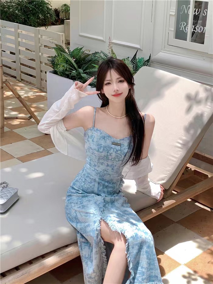【501-600】夏季高端气质温柔连衣裙