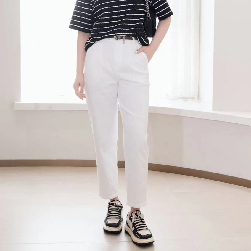 哥弟GIRDEAR【私人订制】显瘦百搭牛仔哈伦裤1192008