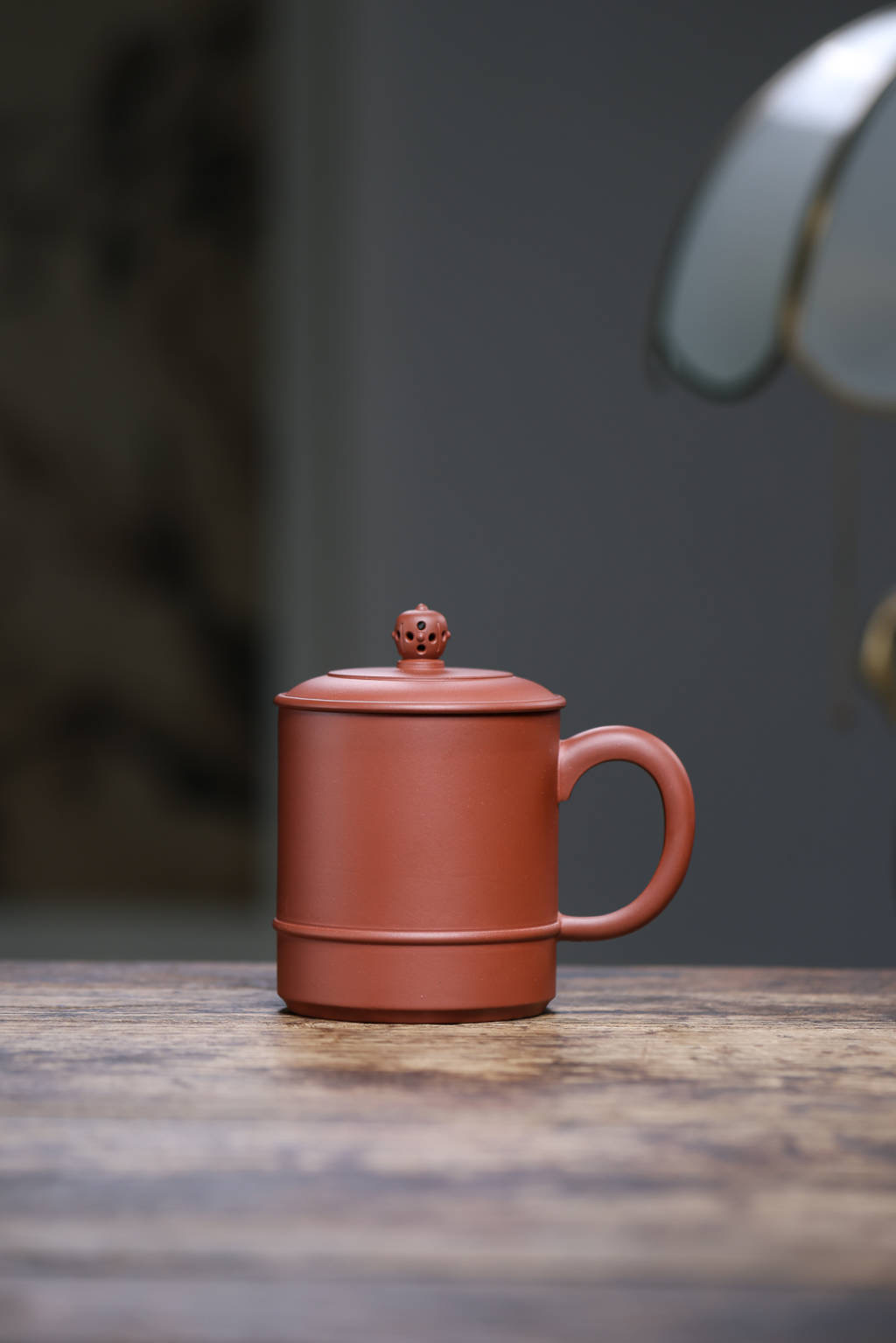 盖杯 之元砂器 400cc 红皮龙无添加碳酸钡 