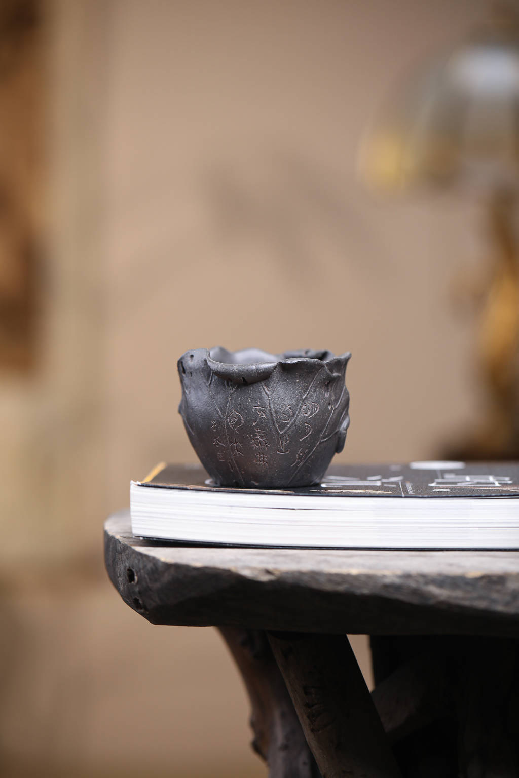 子木主人杯 残荷 实价 天青泥大水潭无添加 全手工制成